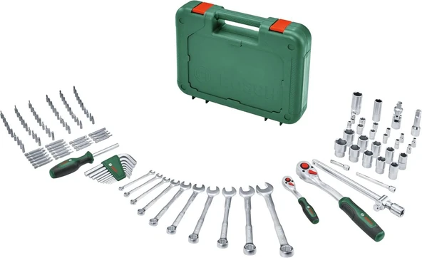 Bosch Gelişmiş Çok Amaçlı Montaj El Aleti Seti 132 Parça - 1600A02Z9B ürün görseli 1