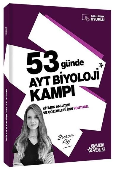 Parlayan Projeler 2026 YKS AYT 53 Günde Biyoloji Kampı - Burcu Ay Parlayan Projeler ürün görseli 1
