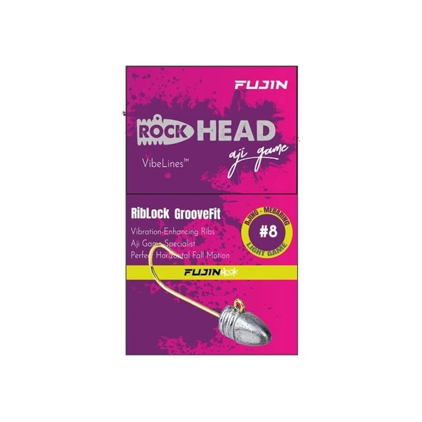 Fujin Rock-Head 8 No Aji Game Jighead ürün görseli 1