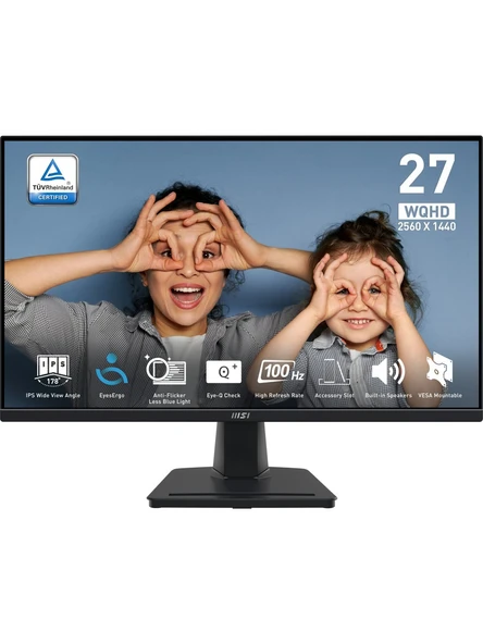 MSI PRO MP275Q 27" 1 ms 2K IPS 100 Hz Monitör ürün görseli 1