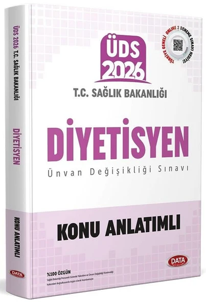 Data 2026 GYS ÜDS Sağlık Bakanlığı Diyetisyen Konu Anlatımlı Görevde Yükselme Ünvan Değişikliği Data Yayınları ürün görseli 1