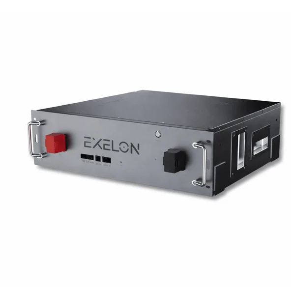 Exelon 51.2V 100Ah Lityum Akü 5.12Kwh Lifepo4 Batarya ürün görseli 1