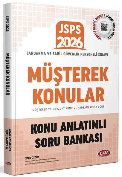 Data 2026 JSPS Müşterek Konular Konu Anlatımlı Soru Bankası Data Yayınları ürün görseli 1
