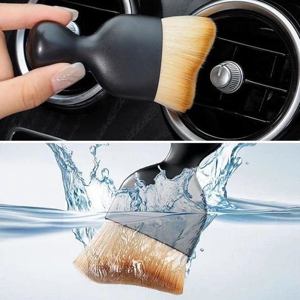 Mini Araç İçi Temizlik Fırçası Yumuşak Kıllı ürün görseli 1