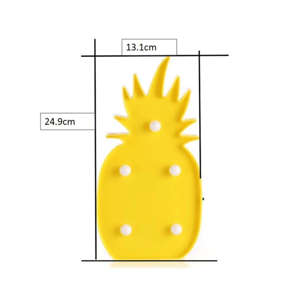 Ananas Tasarımlı Masa Lambası - Resim 4