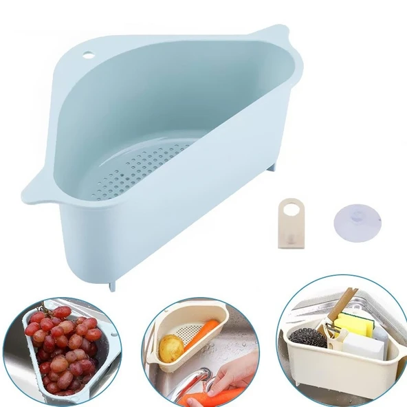 Süzgeçli Lavabo Süzgeci – Vakum Aparatlı Kenar Süzgeci ürün görseli 1