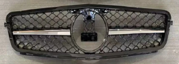 Mercedes W204 C63 Amg Ön Panjur Izgara Seti Siyah Gri 2008 - 2014 Arası Uyumlu ürün görseli 1