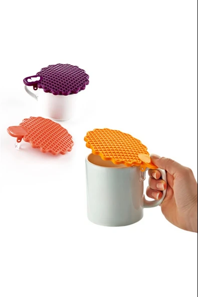 Kupa Kapağı Bardak Kapağı Mandallı Açılır Kapanır Kapak ürün görseli 1