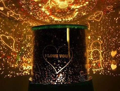 Star Love Projeksiyonlu Gece Lambası - Resim 4