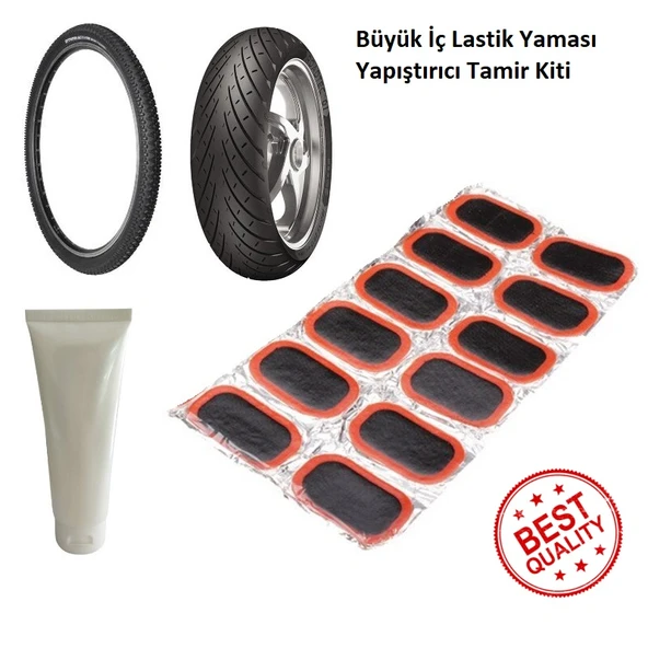 Büyük Lastik Yaması - Bisiklet - Motor Lastiği Yaması ürün görseli 1