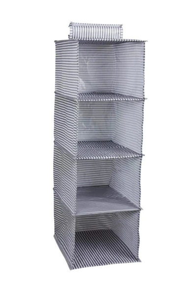 4 Gözlü Dolap Organizer Zebra Model - Resim 2