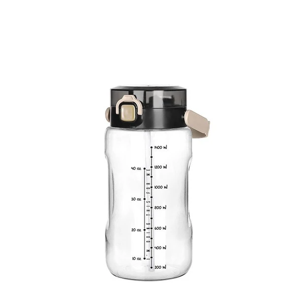 Şeffaf Matara - 1500 ml - 50,7 oz - WATERMODE Matara - Resim 2