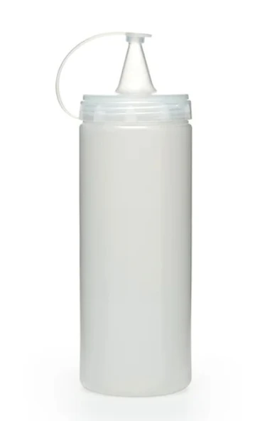 Şeffaf Sos Şişesi  - 400 ML - Resim 2