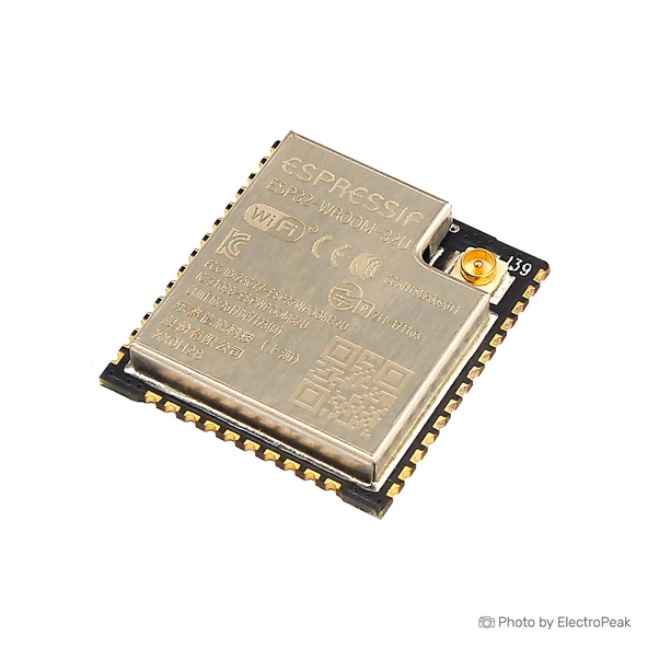 Espressif ESP32-WROOM-32U 4MB (32Mbit) Wi-Fi & Bluetooth IoT Modülü (U.FL Anten Girişli) ürün görseli 1