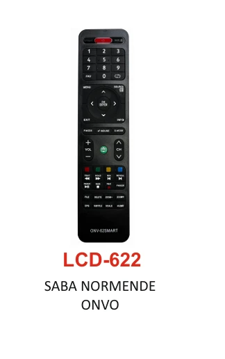 SABA NORMENDE  ONVO Uyumlu Kumanda - LCD 622 - Resim 2