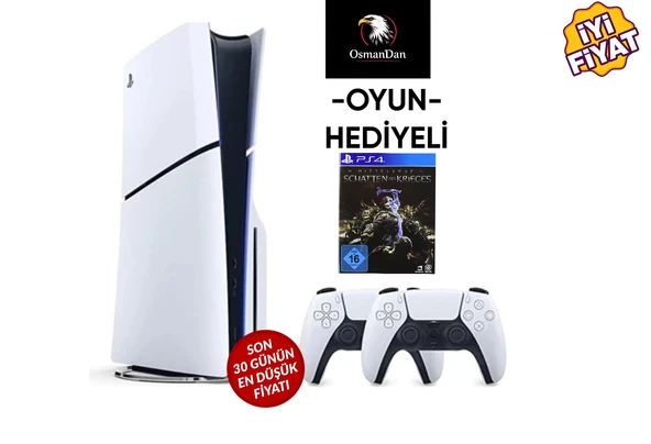laystation 5 Slim Ithalatçı Garantili + 2.dualsense+Middle-Earth: Shadow Of War ürün görseli 1