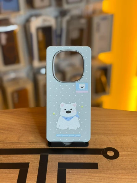 Redmi Note 14 Pro Uyumlu Özel Tasarım Sevimli Figürlü Deri Dokulu Telefon Kılıfı ürün görseli 1