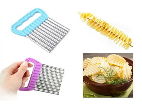 Chips Chopper Şekilli Sebze ve Meyve Dilimleyici ürün görseli 1