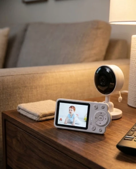 WiFi Gerektirmeyen Dijital Şifrelemeli Bebek Monitörü ürün görseli 1