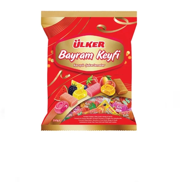 Bayram Keyfi Karışık Meyveli Yumuşak ve Dolgulu Sert Şekerlemeler ürün görseli 1