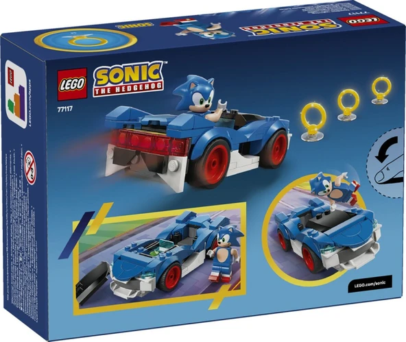Lego Sonic the Hedgehog Sonic: Şimşek Araba 77117 - Resim 3