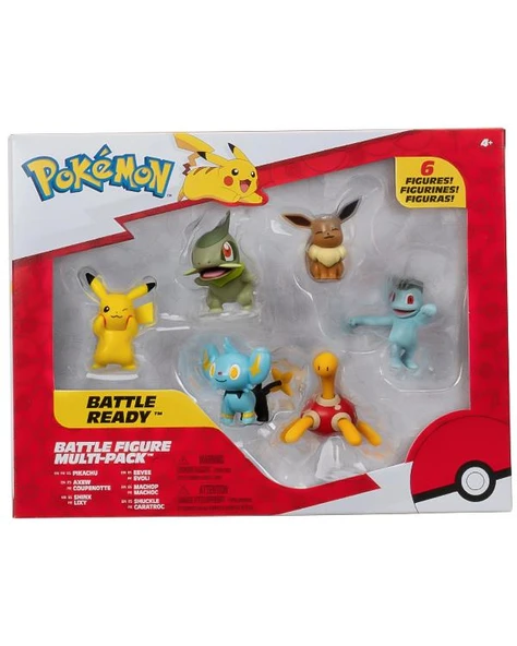 Pokemon Battle 6 lı Figür Seti PKW3614 ürün görseli 1