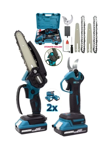 BRANZEG 36v Ikili Budama Set (AĞAÇ TESTERE BAĞ MAKASI) ürün görseli 1