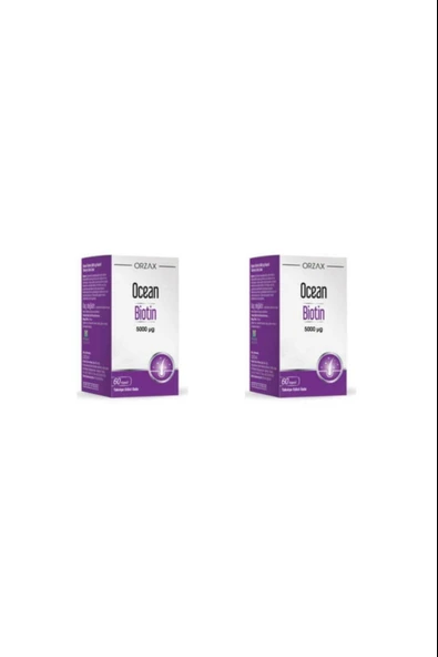 Ocean Biotin 5000 Mcg 60 Kapsül 2 Adet ürün görseli 1