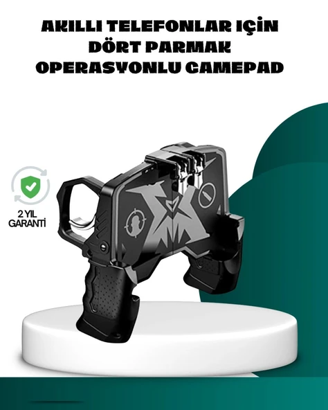 Mobil Fps Oyunlar İçin Dört Parmak Uyumlu Gamepad ürün görseli 1