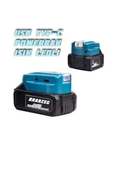 BRANZEG PowerBank Led Işık Bataryasız ürün görseli 1