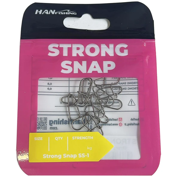 HanFish Strong Snap Maket Balık Klipsi  SS-0000 4kg 14 Adet ürün görseli 1