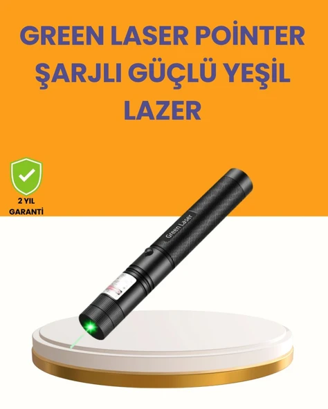 5000mw Yeşil Lazer Pointer Profesyonel Uzun Menzilli ürün görseli 1