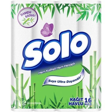 Solo Bambu Katkılı Kağıt Havlu 16'lı ürün görseli 1