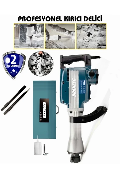 BRANZEG 16 Kg Kırıcı Hilti 1800W 30mm ürün görseli 1