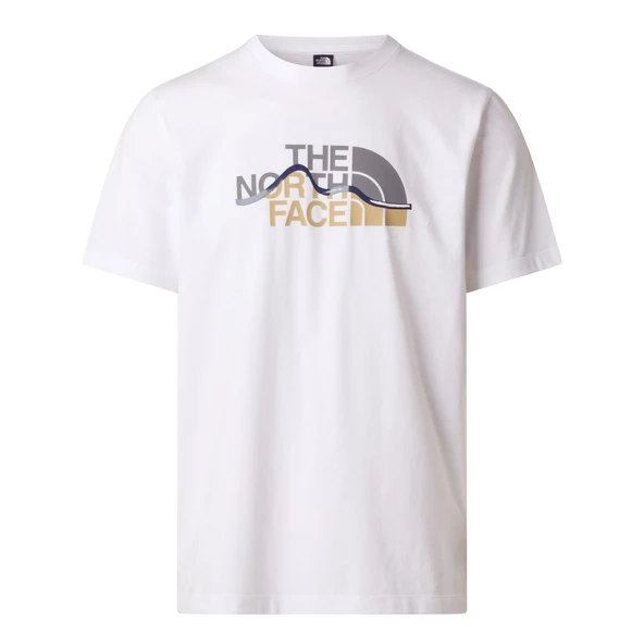 The North Face M MOUNTAIN LINE REGULAR SHORT SLEEVE TEE Erkek Tişört NF0A8GUXFN41 ürün görseli 1