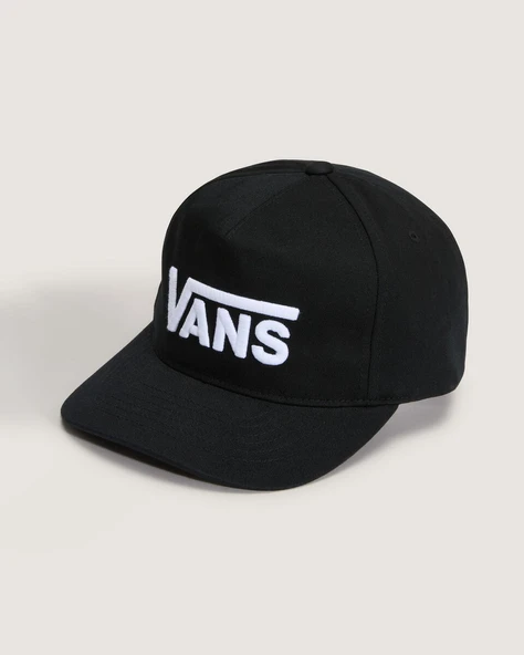 Vans Drop V Logo Snapback Unisex Şapka VN000QAHBLK1 ürün görseli 1