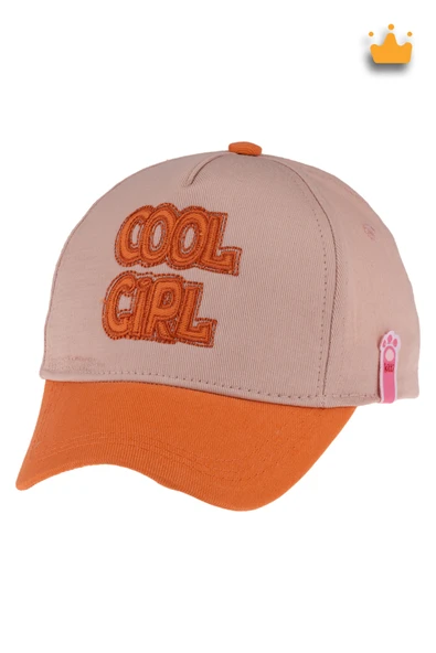 4-8 Yaş 52cm Kız Çocuk Yazlık Cool Girl Ayarlanabilir Şapka Kep Gül Y2424004 ürün görseli 1