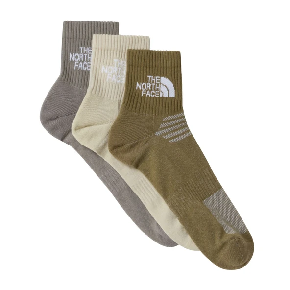 The North Face MULTI SPORT CUSH QUARTER SOCK 3P 3'lü Unisex Çorap NF0A882GN6T1 ürün görseli 1