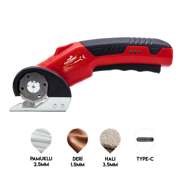 DAWREEK Kumaş Kesme Makinesi RED BT0216 ürün görseli 1
