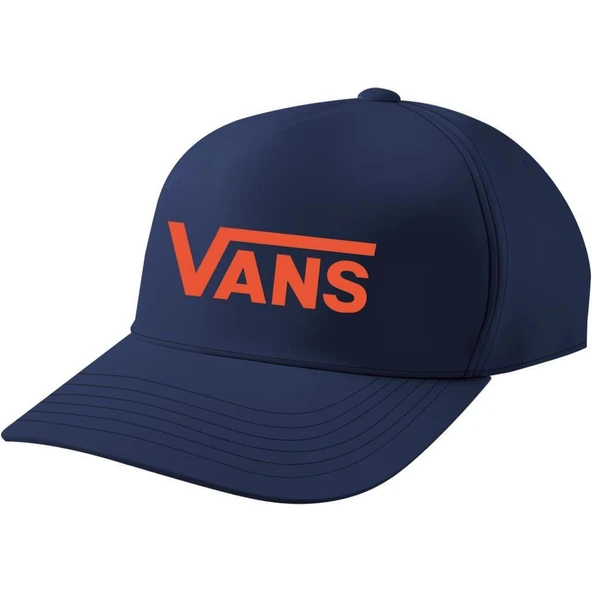 Vans Drop V Logo Snapback Unisex Şapka VN000QAHFOB1 - Resim 3