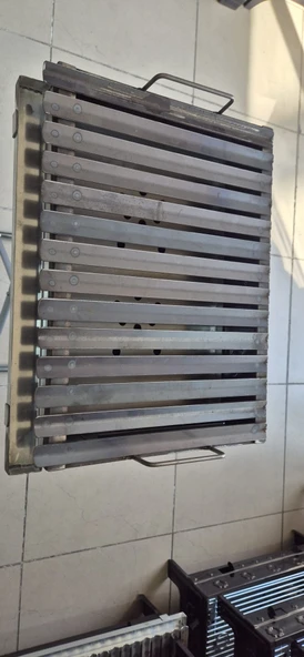 Endüstriyel Izgara Aparatı Paslanmaz Çelik Mangal Grill - Resim 3