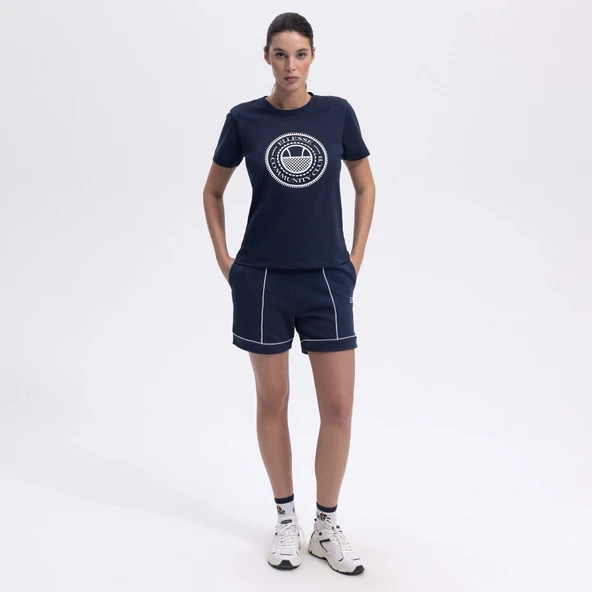 Ellesse Kadın Lacivert Tişört EF444 - Resim 3