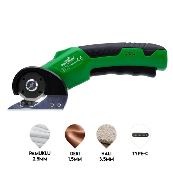 DAWREEK Kumaş Kesme Makinesi  GREEN ürün görseli 1