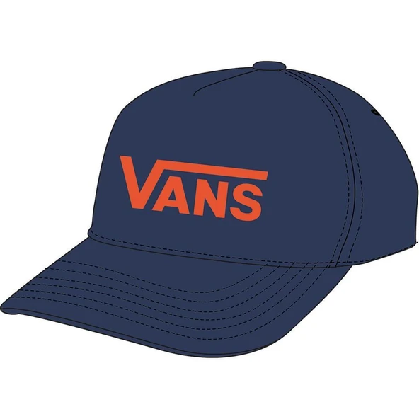 Vans Drop V Logo Snapback Unisex Şapka VN000QAHFOB1 ürün görseli 1