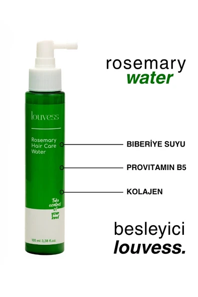 Louvess Biberiye Suyu (Biberiye Özü, Provitamin B5, Kolajen 100 ML) - Resim 4