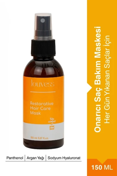 Louvess Onarıcı Saç Bakım Maskesi (Biotin - Panthenol - Kolajen 150 ML) ürün görseli 1