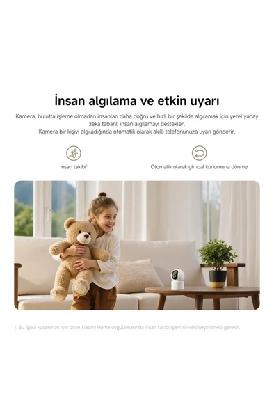 XİAOMİ SMART CAMERA C302 WHİTE - Resim 8