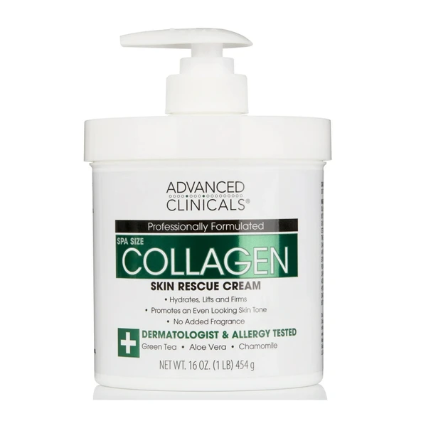 Advanced Clinicals Kolajen Vücut Losyonu & Yüz Nemlendiricisi 454 Gr ürün görseli 1