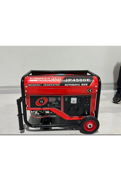 Kimmeer Plus JP4500E Otomatik AVR'li Benzinli Jeneratör - Güçlü ve Taşınabilir Enerji Çözümü ürün görseli 1