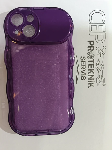 iPhone 14 kılıf mor renk - Resim 2
